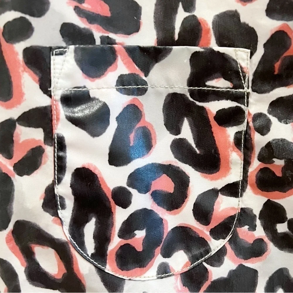 GYMBOREE Animal Print Leopard Rain Jacket XS